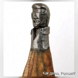 Миниатюрные скульптуры из грифеля карандаша
