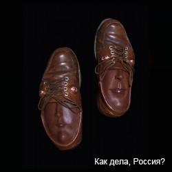 Скульптуры из обуви от Гвен Мерфи