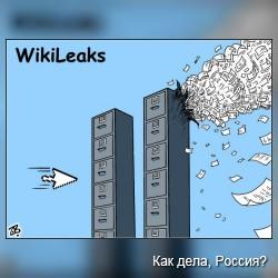 Документы WikiLeaks в зеркале многонациональной карикатуры