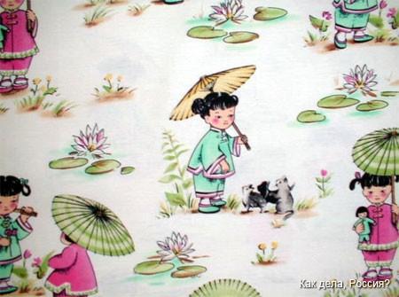 История ткани в Китае.