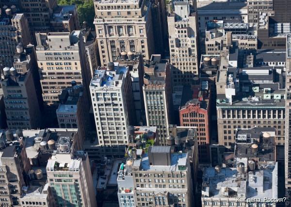 Нью-Йорк с самого высокого здания в Манхеттене